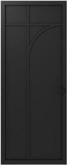 CanDo Binnendeur Elegant Flow 1a01 - Zwart - Gegrond - Opdek - Rechts - 83x231,5cm