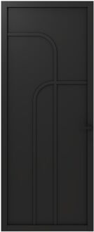 CanDo Binnendeur Elegant Flow 1a05 - Zwart - Gegrond - Stomp - 78x211,5cm