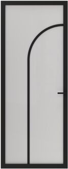 CanDo Binnendeur Elegant Flow 1d02 - Zwart - Gegrond - Stomp - 83x231,5cm