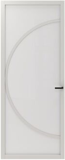 CanDo Binnendeur Elegant Flow 2d03 - Wit - Gegrond - Stomp - 83x211,5cm