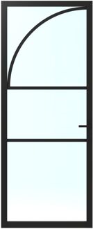 CanDo Binnendeur Elegant Flow Ac04 - Grafietzwart - Gelakt - Stomp - Links - 93x201,5cm