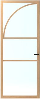 CanDo Binnendeur Elegant Flow Cc04 - Licht Eiken - Gelakt - Stomp - Links - 83x211,5cm