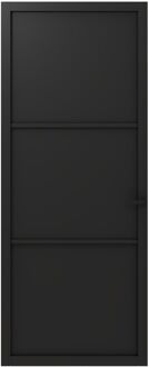 CanDo Binnendeur Elegant Original 1a02 - Grafietzwart - Gegrond - Opdek - Links - 73x211,5cm