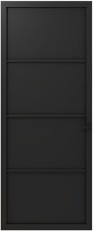 CanDo Binnendeur Elegant Original 1a03 - Grafietzwart - Gegrond - Opdek - Links - 88x201,5cm