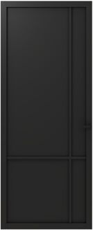 CanDo Binnendeur Elegant Original 1a04 - Grafietzwart - Gegrond - Opdek - Rechts - 73x231,5cm