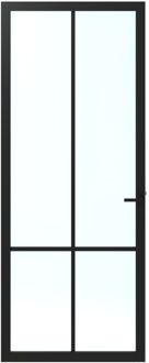 CanDo Binnendeur Elegant Original 1c05 - Grafietzwart - Gegrond - Opdek - Links - 88x201,5cm