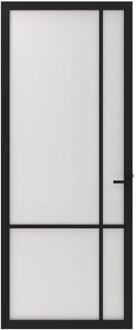 CanDo Binnendeur Elegant Original 1d04 - Grafietzwart - Gegrond - Opdek - Links - 93x211,5cm