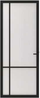 CanDo Binnendeur Elegant Original 1d06 - Grafietzwart - Gegrond - Opdek - Links - 93x201,5cm