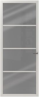 CanDo Binnendeur Elegant Original 2e03 - Zuiver Wit - Gegrond - Opdek - Links - 93x201,5cm