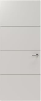 CanDo Binnendeur Groove Original Ba01 - Zuiver Wit - Gelakt - Opdek - Links - 83x211,5cm