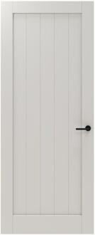 CanDo Binnendeur Panel Barn 2a01 - Wit - Gegrond - Opdek - Links - 78x231,5cm