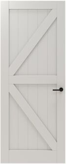 CanDo Binnendeur Panel Barn 2a07 - Wit - Gegrond - Stomp - 78x211,5cm