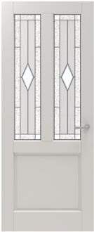 CanDo Binnendeur Panel Classic 2b03 - Wit - Gegrond - Opdek - Links - 63x201,5cm