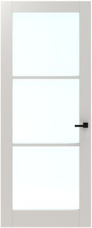 CanDo Binnendeur Panel Modern 2b01 - Wit - Gegrond - Opdek - Rechts - 88x201,5cm