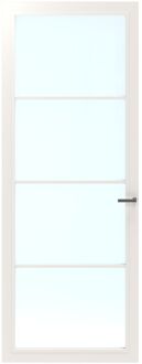 CanDo Binnendeur Schuifdeur Cover Glass Ec02 - Intense Mat White - Gelakt - Stomp - 88x211,5cm