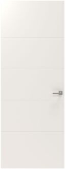 CanDo Binnendeur Schuifdeur Cover Plus Ea06 - Intense Mat White - Gelakt - Stomp - 63x211,5cm