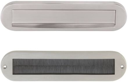 CanDo Brievenbuspakket 400 Dhz Ovaal Rvs