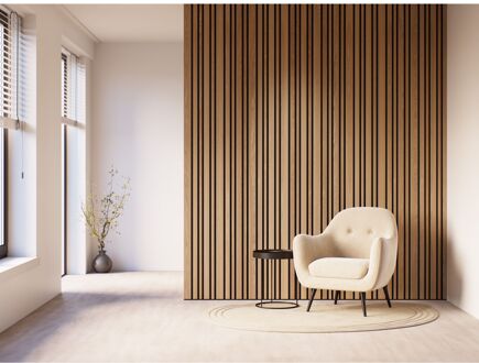 CanDo Decowall Acoustic Blend Brons Eiken - 2600x300mm - 2st