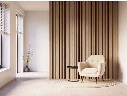 CanDo Decowall Acoustic Blend Natuur Eiken - 2600x300mm - 2st