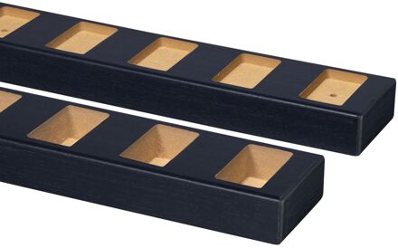 CanDo Decowall Roomdivider Vloer- En Plafondprofielset - Lava Eiken - Recht