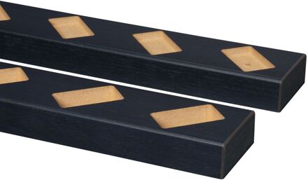 CanDo Decowall Roomdivider Vloer- En Plafondprofielset - Lava Eiken - Schuin