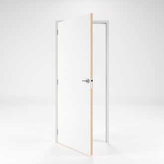 CanDo Deur-kozijn Combinatie Basic 2a02 - Wit - Gegrond - Stomp - Rechts - 88x211,5cm - 56x90cm