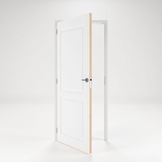CanDo Deur-kozijn Combinatie Panel 2a02 - Wit - Gegrond - Stomp - Rechts - 88x231,5cm - 56x115cm