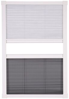 CanDo Duo Plissé Dakraamhor Standard - 81x101cm - Wit - Aluminium