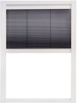 CanDo Duo-plissé Hor Dakraam Premium - 114x160cm - Wit