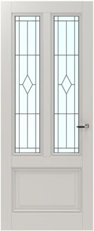 CanDo Glasset Binnendeur Panel Mansion 2b01 - Glas-in-lood - Diamant 2 - 78x231,5cm