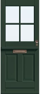 CanDo Glasset - Isolatieglas Voor Voordeur Ml625 201/211x83 - Mat - 4-ruitsverdeling - 1 Stuk