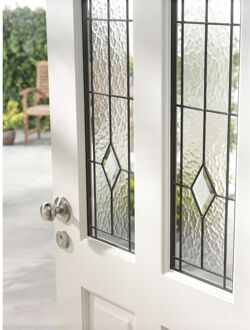 CanDo Glasset - Isolatieglas Voor Voordeur Ml660 93x231.5 - Berlijn - Glas In Lood - 2 Stuks