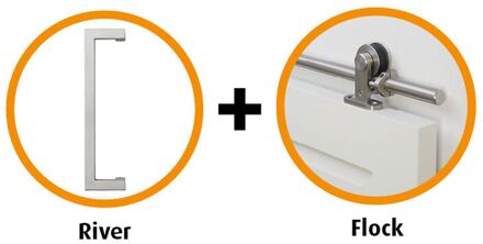 CanDo Hardwarepakket 605 Met Greep En Schuifsysteem