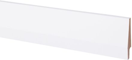 CanDo Hoge Plint Oblique - Wit - 240cm - 18x80mm