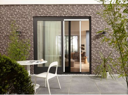 CanDo Hordeur Premium - 96x203cm - Wit - Aluminium