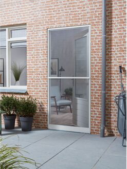 CanDo Hordeur Standaard - 92x212cm - Wit - Aluminium