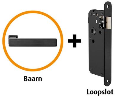 CanDo Industrial Deurbeslagpakket 101 Met Smal Loopslot