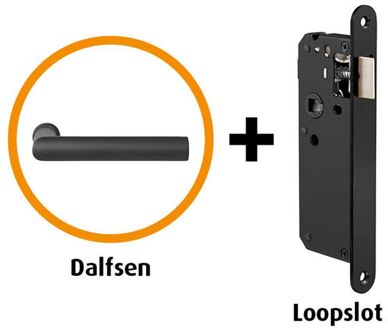 CanDo Industrial Deurbeslagpakket 103 Met Smal Loopslot