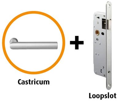 CanDo Industrial Deurbeslagpakket 104 Met Smal Loopslot