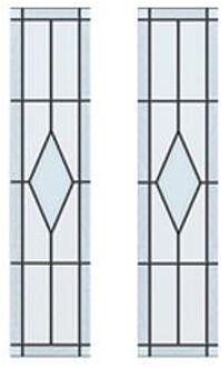 CanDo Isolatieglas Glas-in-lood Diamond Voor Ml 855 88x211cm