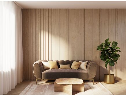 CanDo Lat Decowall Acoustic Elements Advanced - Natuur Eiken - 2600x45x12mm