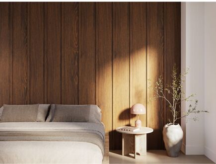 CanDo Lat Decowall Acoustic Elements Ellips - Walnoot - 2600x40x12mm