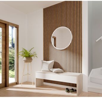 CanDo Lattenwand Decowall Acoustic - Brons Eiken - 260x30cm - 2 Stuks