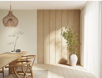 CanDo Lattenwand Decowall Acoustic Elements - Natuur Eiken - 260x30cm - 2 Stuks