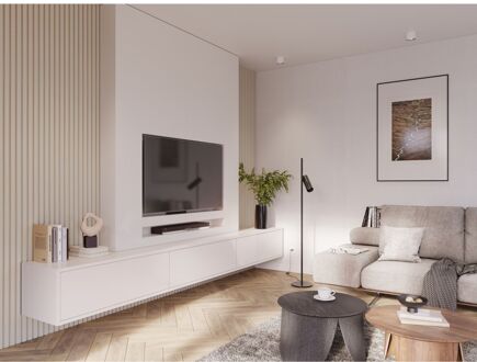 CanDo Lattenwand Decowall Acoustic - Zand - 260x30cm - 2 Stuks