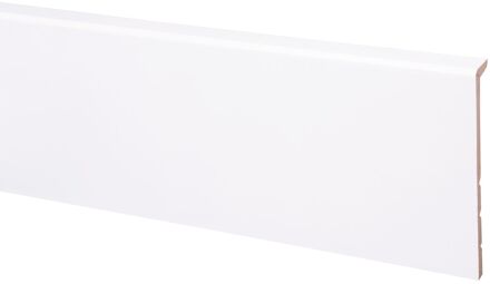 CanDo Overzetplint Cubic - Wit - Mdf - Folie - 240cm - 18x130mm