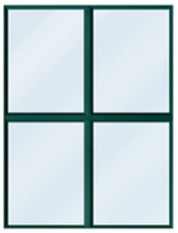 CanDo Plakroede 4 Ruits Ml 825 93x201,5cm