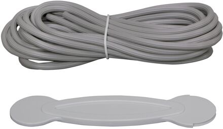 CanDo Plissé- En Rolhordeur - Kunststof - Antraciet