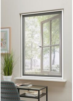 CanDo Plissé Raamhor Standard - 83x155cm - Wit