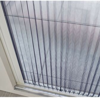 CanDo Plisséhordeur Comfort - 150x240cm - Wit - Aluminium